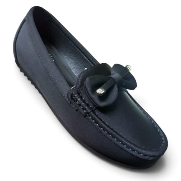 Black Bow Loafer